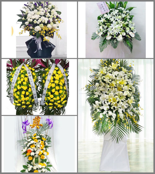福建福州福清市江镜华侨白事花篮预定